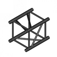 Trabes Euro 29 Square Truss mt 1.0 метра ферма квадратного сечения 289х289 мм, алюминий,основная труба 50х2 мм, перемычки 20х2 мм, соединительные элементы - алюминиевые конические вставки не включены в комплект, длина 1 метр