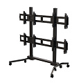 Wize Pro VWM263 Мобильная стойка для видеостены 2х2 из дисплеев 40-63"+, нагрузка до 40 кг на один дисплей, кабельный канал (9 мест)