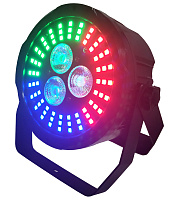 XLine Light DISCO PAR S72 Светодиодный прибор. Источник света: 3х18 Вт RGBWAUV + 72x0.5 Вт светодиодов