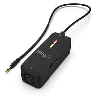 IK MULTIMEDIA iRig Pre 2 микрофонный интерфейс XLR и предусилитель для iOS, Android и цифровых фотоаппаратов 