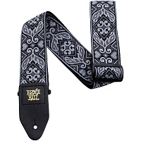 ERNIE BALL 4166  гитарный ремень Jacquard с рисунком Tribal Silver