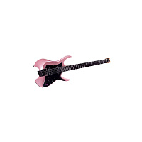 Mooer GTRS W800 Pearl Pink  Электрогитара со встроенным процессором, HH, headless, цвет Pearl Pink