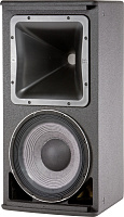 JBL AM7212/66-WRX 2-полосная биамп/пассив инсталляционная АС, трапеция 15°. НЧ 12" (2262H) + ВЧ 1,5" (   2432H ). RMS AES: НЧ 1000Вт, ВЧ 100Вт. 8Ом, 36-20000Гц, SPL max: 129дБ. Вращаемый ВЧ волновод 60°х60°, 15 точек подвеса M10, 711x369x458мм, 23,1кг. Ко
