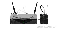 AKG WMS420 Headworn Set Band U1 (606.1-613.7МГц) радиосистема с приёмником SR420, портативный передатчик PT420+микрофон с оголовьем C555L