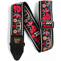 ERNIE BALL 4667  гитарный ремень Jacquard с рисунком Redbird Rising