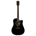 ROCKDALE Aurora D3 C BK Gloss акустическая гитара, дредноут с вырезом, цвет черный