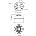 Eighteen Sound HD2020/8  ВЧ драйвер 1,4", феррит, 8 Ом, 70 Вт, 108 дБ, 1000...20000 Гц