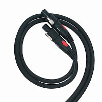 Proel DH340LU10 Кабель акустический SPEAKON4 папа - SPEAKON4 папа, длина 10 м,  цвет черный