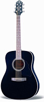 CRAFTER MD-58/BK + Чехол - акустическая гитара - Top-ель и корпус-кр. дерево, черная, глянцевая, с фирменным чехлом в комплекте