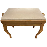 Hidrau BG200 Oak Gloss (TC1)  банкетка, полированный дуб, ореховый вельвет