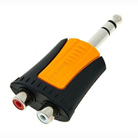 Seetronic MP3-2RF переходник 2 x RCA "мама" - TRS Jack 6.3 мм "папа"