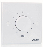 AMC VC 5R Аттенюатор с реле 10-шаговый Выкл., 6Вт/100В, 24шт. в коробке: 40х30х18см.