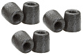 COMPLY T-100 BLK-M 3pr серия Isolation, 3 пары амбюшур для наушников, размер М средний, цвет черный, материал - полиуретановая пена и термопластичный эластомер