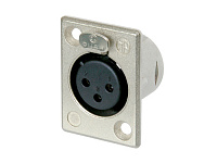 Neutrik NC3FP-1 панельный разъем XLR female