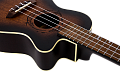 FLIGHT DUC380 CEQ AMBER  укулеле концерт, махагони, санберст, чехол в комплекте