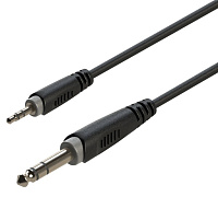 ROXTONE RACC280/0,9 Аудиокабель, диаметр 4 мм (2x0.14 кв.мм), 3.5 мм stereo Jack  6.3 мм stereo Jack, длина 0.9 метра