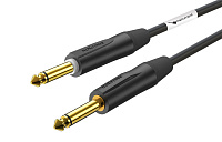 ROXTONE PGJJ120-BG/3 Кабель инструментальный, 2x0.38 кв.мм, диаметр 7.4 мм (GC200), разъемы 2 x 6.3 мм mono Jack (RJ2X-BG-PURE+RJ2X-BG), длина 3 метра