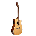 ROCKDALE Aurora D6 C NAT E Gloss электроакустическая гитара, дредноут с вырезом, цвет натуральный, глянцевое покрытие