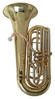 ROY BENSON TB-312B Bb туба 3/4, 4 фронтальных пистонных клапана, чехол-рюкзак