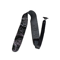Perri's P25QN-1045  Кожаный ремень 2,5" для гитары, QUEEN