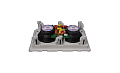 Current Audio WSLCR654FL Акустика 6,5" LCR в стены двойная двухполосная, 35Гц-21кГц, 5-150 Ватт, 8 Ом, материал вуфера - плетеное углеродное волокно, твитера - алюминий с керамическим напылением