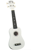 DIAMOND HEAD DU-109 WT укулеле сопрано, клен, гриф клен, чехол в комплекте, белая