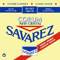 Savarez 500CR Corum New Cristal Red standard tension струны для классической гитары, нейлон
