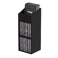 Glorious Record Rack 330 Black стойка для виниловых пластинок, вместимость до 330 штук, цвет чёрный