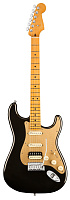 FENDER American Ultra Stratocaster® HSS, Maple Fingerboard, Texas Tea электрогитара, цвет черный, в комплекте кейс