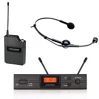 Audio-Technica ATW2110a/HC1 головная радиосистема,10 каналов UHF с конденсаторным микрофоном Audio-Technica ATM75cW