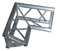 Truss-Master T3030-90-2 B Стыковочный узел для двух модулей треугольной конфигурации, угол 90°, диаметр и толщина стенки трубок: основа 50x2.0 мм, распорки 16x2.0 мм