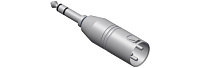 Procab VC125 Переходник XLR 3-pin (вилка) Jack 6.3 мм стерео (вилка)