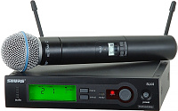 SHURE SLX24E/B58 Q24 736 - 754 MHz профессиональная вокальная радиосистема с ручным передатчиком Shure BETA58