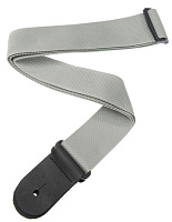 PLANET WAVES PWS105 гитарный ремень без наплечника, 50мм., однотонный, серебряный
