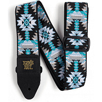 ERNIE BALL 4609  гитарный ремень Jacquard с рисунком Albuquerque Blue