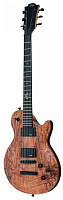 LAG Custom Bedarieux ICB50-SPM-B-SED2 6-струнная электрогитара. Цвет Spalted Maple Top Natural Satin.