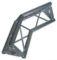 Truss-Master T3030-135-2 Стыковочный узел для двух модулей треугольной конфигурации, угол 135°, диаметр и толщина стенки трубок: основа - Ø50x2.0 мм, распорки - Ø16x2.0 мм