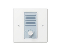 BSS AC-5S-WHT-EU Analog Controller with 5 Sources (White - EU)  панельный контроллер с 5-ю кнопками и регулятором уровня, белый