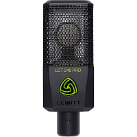 Lewitt LCT240PRO BLACK студийный кардиоидный микрофон с большой диафрагмой, цвет черный