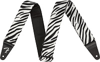 FENDER WILD ZEBRA PRINT STRAP 2 ремень гитарный, принт "зебра"