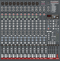 Phonic AM 844D USB Микшерный пульт 16-и канальный с DFX и USB интерфейсом