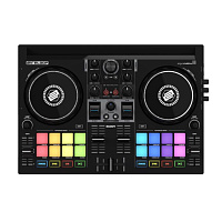 Reloop Buddy  DJ контроллер, 2 джога, поддержка платформ  iOS/iPAD OS/ANDROID/MAC/PC