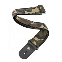 PLANET WAVES 50G04 гитарный ремень без наплечника, 50мм, рисунок Camouflage