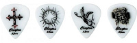 CLAYTON CS50/12  набор медиаторов - 0.50 mm CHRISTIAN, стандартные, рисунок на христианскую тему