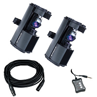 American DJ Comscan LED System  комплект, состоит из 2-х компактных DMX-сканеров