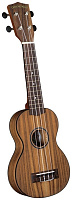 DIAMOND HEAD DU-350 Flamed Acacia укулеле сопрано, корпус акация, гриф красное дерево, чехол