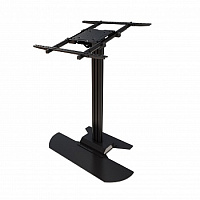 Wize SK65 Напольная стойка для дисплеев 37 65+, Max VESA 800х600, высота 107 см, наклон 75°, до 68 кг, кабельный канал,черн. (3 места)