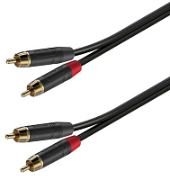 ROXTONE GPTC160/1,5 Аудиокабель, 2x2x0.22 кв.мм, D:5x10 мм, 2 x RCA (RF2C-BG)  2 x RCA (RF2C-BG), длина 1.5 метра