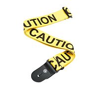 PLANET WAVES 50H04 Гитарный ремень, рисунок надпись Caution