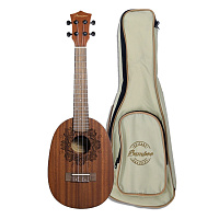 Bamboo BU-21 Prana Earth Line укулеле сопрано с чехлом, рисунок "Прана"
